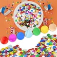 thumbnail image 3 of QZS Metallic Foil Confetti,Durable Multicolor Shiny Round Table Confetti for Fill Balloon,0.22LB DIY Decoration for Wedding,Graduation,Party Decorations, 3 of 7