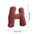 thumbnail image 3 of Dvruxg English Letters Pillow - Decorative Cushions, Creative Alphabet Letter Pillows for Home Décor, 3 of 5