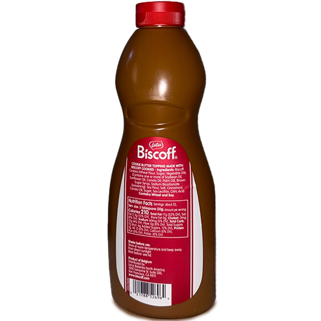 Lotus Biscoff - Spread Topping - Vegan - Biscoff Cookie Syrup 2.2LB - Non GMO