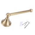 thumbnail image 1 of Retro wall mounted toilet roll holder in brass and stainless steel, 1 of 4