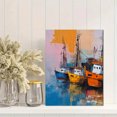 thumbnail image 2 of Qisvanset 12x16 Inch Lonely Tree Wildflower Meadow Canvas Print Wall Art, 2 of 5