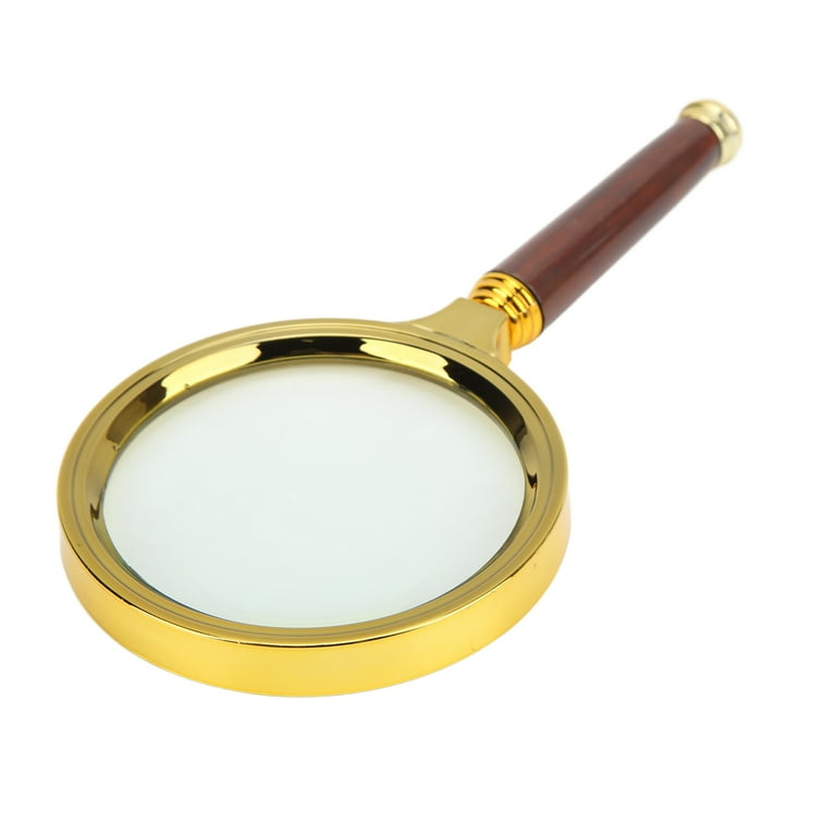 Brass 4 inch Magnifier Magnifying Lens Glass for Book Reading With