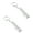 Silver, variant on Camping Adventure Whistled Compasses Light Survival Tool Loud Whistled