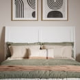 thumbnail image 2 of Portland Full Sleigh Wood Headboard in White, 2 of 6