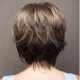 thumbnail image 3 of Peluca corta de estilo europeo y americano para mujer, de cabello corto, castaño, corto, liso, con flequillo roto y esponjoso, 3 of 5