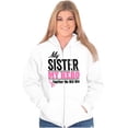 thumbnail image 4 of My Sister My Hero Together We Win Zip Up Hoodie Men's Women's Brisco Brands S, 4 of 6