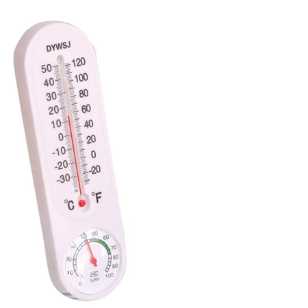 Wall Hung Thermometer Hygrometer for Indoor Outdoor Garden