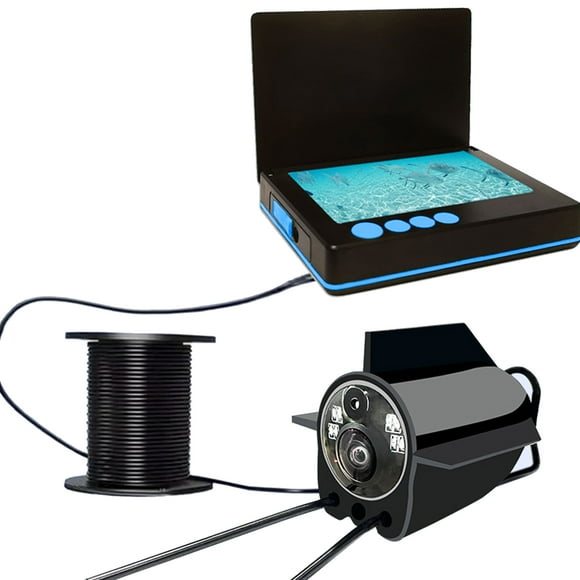 Cámara De Pesca Bajo El Agua Cámara De 4.3 Pulgadas Visión Nocturna De Visión 1080p 220 ANGULA DE 8000MAH BATERÍA