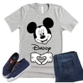 thumbnail image 3 of Minnie Mommy T Shirt Mickey Daddy Funny Pregnancy Announcement Tee, Casual Short Sleeve Unisex Shirt(Gray-4X-Large), 3 of 7