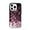 Crimson Purple, variant on for iPhone 15 Pro Max Phone Case 6.7 inch, Aesthetic Bling Feather for Women Girls, Shockproof Soft TPU & Hard pc Silvery