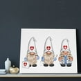 thumbnail image 3 of Naloa Nurse doctor gnome Print Canvas Bathroom Wall Art,Bathroom Wall Art Decoration, Canvas Poster Prints,Decorative Paintings for Living Room, Bathroom, Kids Room, 3 of 6