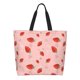 thumbnail image 1 of Disketp Strawberry Bolsa Tote Estampada para Mujer, Bolso de Hombro y de Mano para Compras y Viajes, 1 of 8