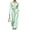 Mint Green #5, variant on WULMLEO Womens 2 Piece Tracksuit Outfits Quarter Zip Long Sleeve Crop Top And Drawstring Wide Leg Pants Loungewear Sets With Pockets Light Gray M