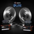 thumbnail image 2 of R1 Concepts Front Rear Brakes and Rotors Kit |Front Rear Brake Pads| Brake Rotors and Pads| Super Duty Brake Pads and Rotors| Brake Druma and Brake Shoes WFXN2-40663, 2 of 3