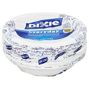 Party Dixie Everyday Disposable Paper Bowls, 10 oz, 42 count