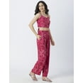 thumbnail image 3 of Moomaya Printed 2 Pcs Cord Set For Women, Rayon Top With Pants For Summers, 3 of 9