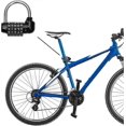 thumbnail image 5 of 5 Letter Combination Padlock Black - Combination Locks - Bike Lock Laptop Backpack -Perfect for Escape Rooms, 5 of 5