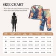 thumbnail image 3 of KLL Sunshine Winged Rabbit Print Women's Long Sleeve Pajamas with Pants Sleepwear Loungewear 2 Set-Large, 3 of 7