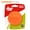 Large Orange Single Pack, variant on Pet elastic reflective rope, knot ball, chew toy, bite resistant throwing toy, training ball, dog