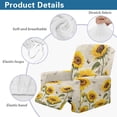 thumbnail image 5 of Kuiaobaty Sunflower Butterfly Print Recliner Couch Cover for Pets Breathable Reclining Sofa Slipcover Durable Recliner Chair Cover with Side Pocket Washable Reclining Slipcover Nonslip, 5 of 8