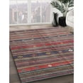 thumbnail image 2 of Ahgly Company Indoor Rectangle Contemporary Chestnut Brown CON3074X Area Rugs, 5' x 7', 2 of 6