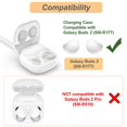 thumbnail image 2 of Funda de carga para Samsung Galaxy Buds 2 SM-R177 (blanco), 2 of 7