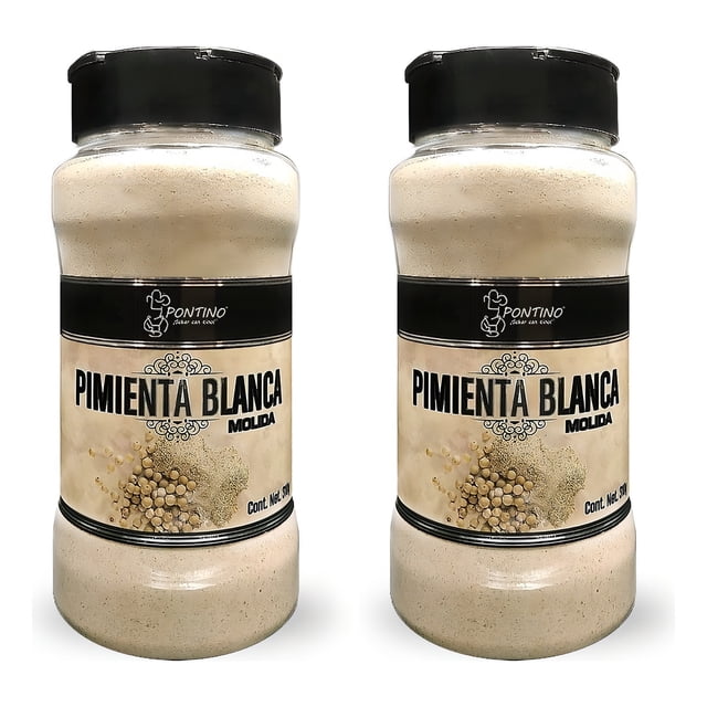 Pontino Pimienta Blanca Molida 310 Gramos 2 Piezas