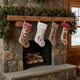 thumbnail image 3 of Northlight 18.5" Pink and White "Baby's First Christmas" Embroidered Stocking, 3 of 3
