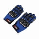 thumbnail image 2 of Guantes de motocicleta con nudillos rígidos y pantalla táctil para deportes de motor, carreras, montañismo, ciclismo y aeróbic, color azul., 2 of 11