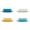 Multi, variant on Fox Run Melamine Dinnerware Set, Off White, Dandelion Yellow, Sky Blue and Cornflower Blue, Set of 12 Outdoor Dishes