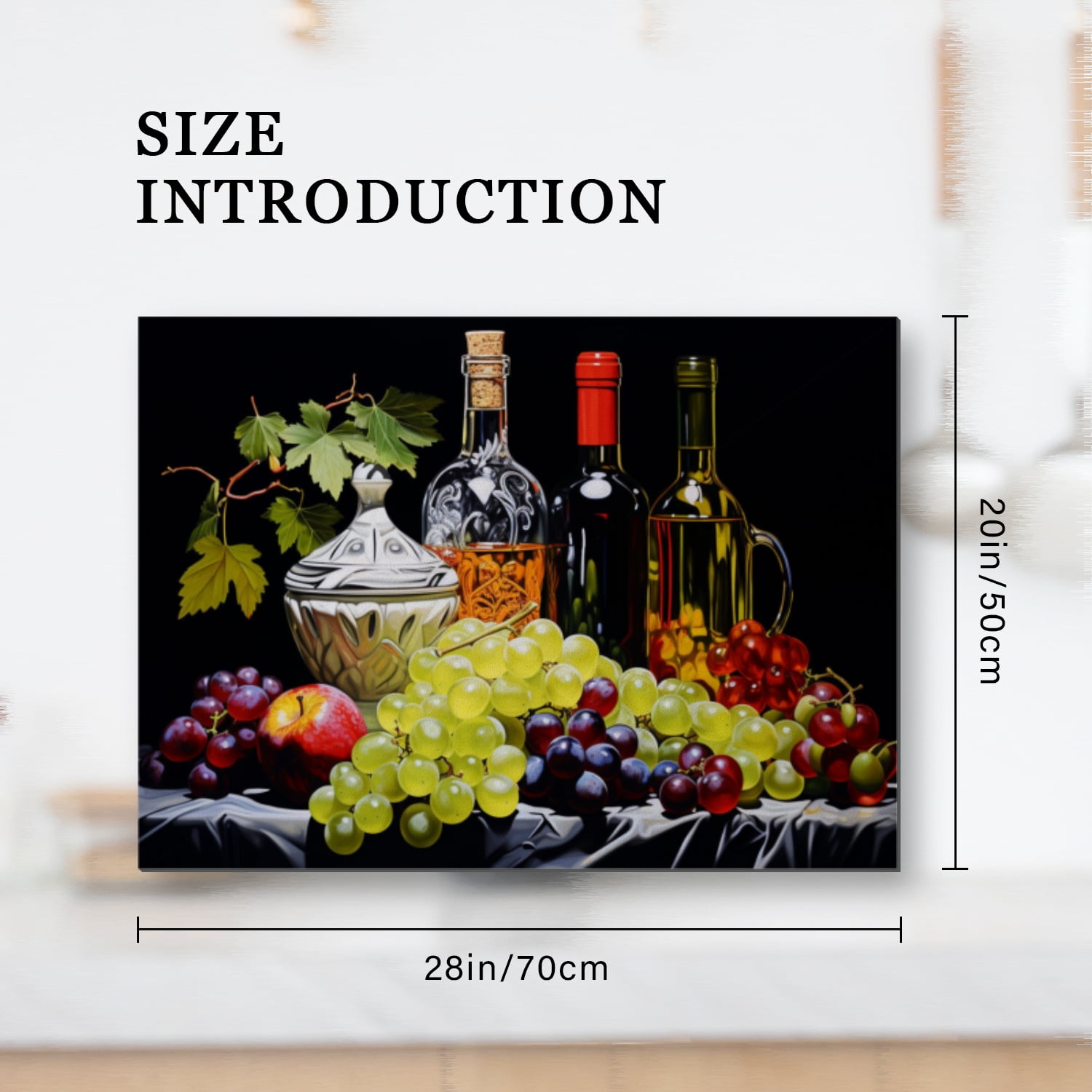 Stove Cover For Glass Top Electric Stove, Vintage Wine Bottle Print Square Foldable Kitchen Mat, Decoration Waterproof Pad for Kitchen RV(28×20 Inch)