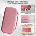 thumbnail image 3 of Carrying Case for Nintendo Switch 2, Hard Shell & Waterproof Portable Travel Carry Case Game Storage Bag with 2 Screen Protectors for Switch 2 Game Accessories, Pink, 3 of 6