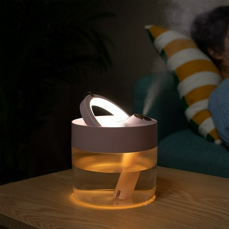 

Shldybc Cool Mist Humidifiers for Babies 1000ml Quiet and Small Humidifier for Bedroom Nightstand Space Saving Auto Shut Off with Led Night Light Summer Savings Clearance