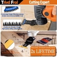 thumbnail image 4 of Hojas de sierra oscilantes Trivd Frol, paquete de 121 unidades, para madera y metal, 4 of 8