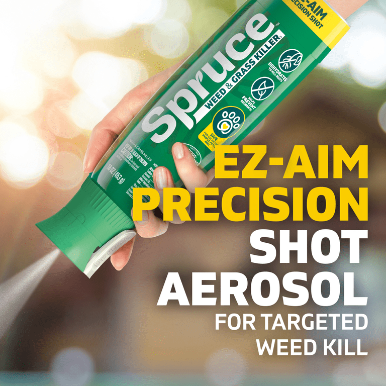 Spruce EZ-AIM Grass and Weed Killer Spray 16 oz - Walmart.com