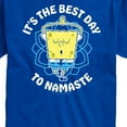 thumbnail image 3 of SpongeBob SquarePants - The Best Day To Namaste - Men's Short Sleeve Graphic T-Shirt, 3 of 6