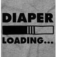 thumbnail image 2 of Diaper Loading Cute Computer Humor Romper Boys or Girls Infant Baby Brisco Brands 12M, 2 of 6
