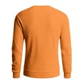 thumbnail image 6 of LTTVQM Mens Crewneck Sweater Slim Fit Casual Knit Lightweight Ribbed Pullover Fall Winter Fashion Dress Sweaters Orange M, 6 of 7