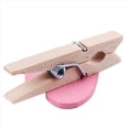 thumbnail image 5 of Mini Amor en Forma de CorazóN Clips de Madera Mensaje Soporte de Foto ÁLbum Tarjeta Clavijas de Papel DecoracióN Fotografía - Rosa 80 Piezas, 5 of 5