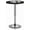 Black(23.5 in), variant on Alpinel 31" Round Bar Table Height Adjustable 26"-35" Pub Table with Enlarged Base for Living Room Patio Bistro Café, Black