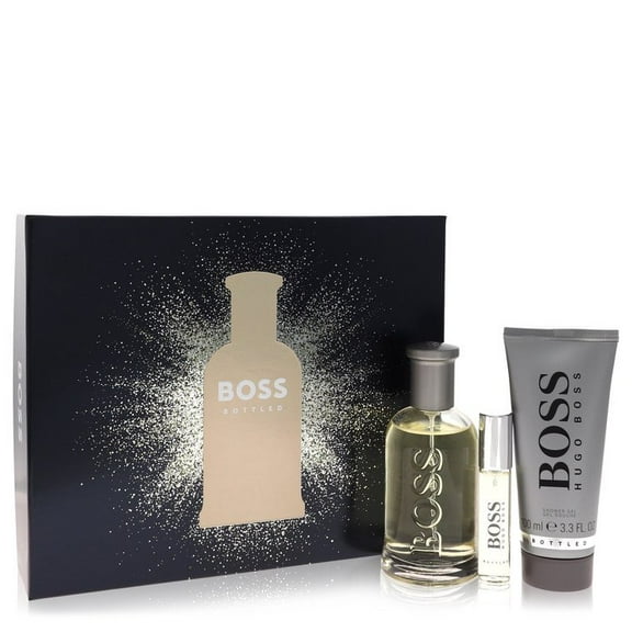 Hugo Boss Boss Bottled , 3 Pc Gift Set 3.3oz EDT Spray, 0.3oz EDT Spray, 3.3oz Shower Gel