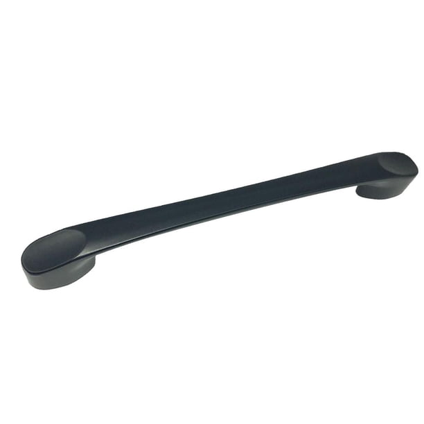 Tirador negro mate de 96 mm y 128 mm para armarios de cocina, cómodas y cajones. 1 128 mm 5 pulgadas de centro del agujero