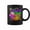 Black, variant on Funny Carnival Party Gift Idea Flamingo Mardi Gras V2 Coffee Mugs