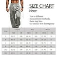 thumbnail image 6 of FEOYA Corduroy Pants for Men Cargo Joggers Drawstring Waist Male Baggy Sweatpants Straight Legs Track Joggers for Outdoor Hiking Running Workout Athletic Sport 3XL Gray, 6 of 6