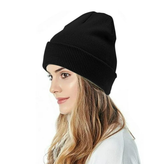 ZSQDM Unisex Knitted Hat Autumn and Winter Couple Simple Pullover Hat Women beanie Trucker Hat Men berets Wig Caps