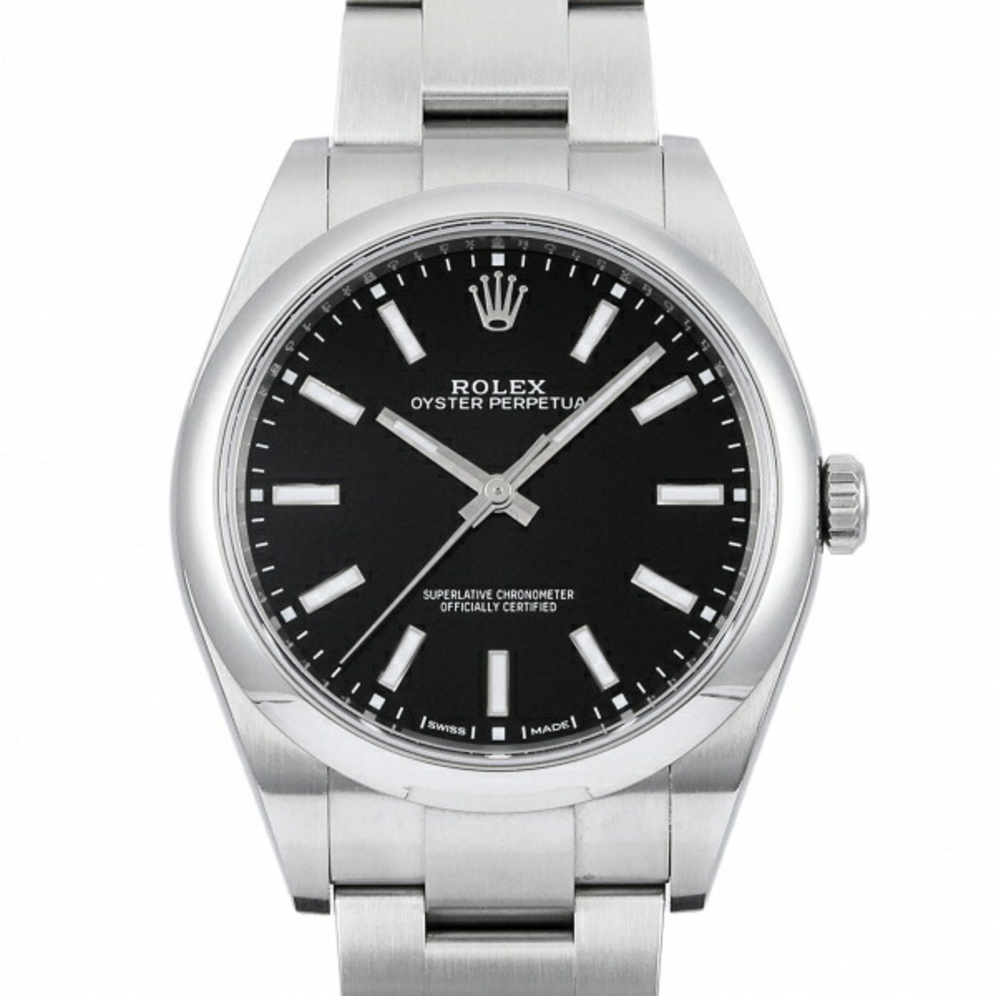 Authenticated Used Rolex ROLEX oyster perpetual 39 114300 black dial