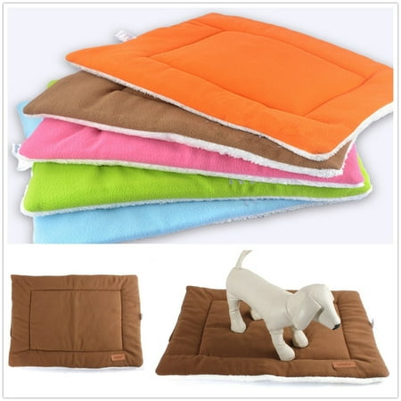 Extra Large Dog Cat Pet Beds Washable Soft Comfortable Warm Bed Mat Padding House Warm Sleep Mat Crate Fleece Kennel Cushion Pet Blanket Bed Size S M L