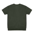 thumbnail image 4 of RXMEKW Chemise à Manches Courtes pour Garçons de Couleur Unie pour Garçons, Tissu en Tricot Gaufré, Haut Décontracté à Col Rond pour le Quotidien et l'École, 4 of 7