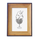 thumbnail image 1 of Contorno negro cereza Copa helado Marco de imagen marco de escritorio, 1 of 4