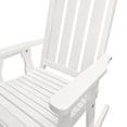 thumbnail image 5 of Innovaze Wooden Patio Rocking Chair, Solid Fir Wood, Heavy Duty 600LBS, for Outdoor or Indoor, White, Pack of Two, 5 of 8